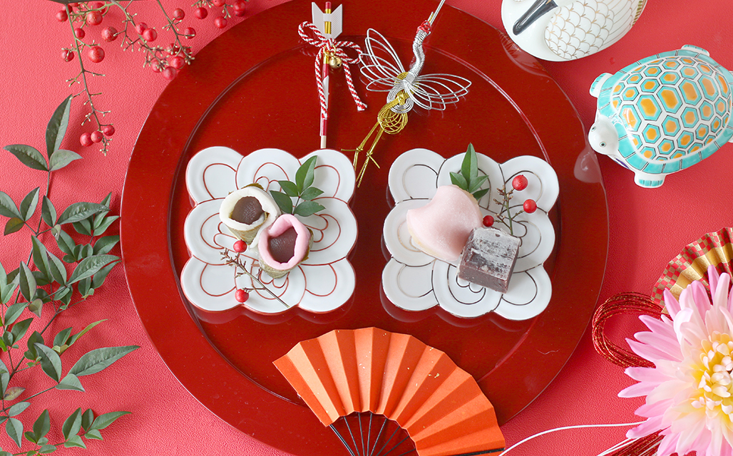 新品未使用　有田焼　渕プラチナ小皿　線吉祥むすび 6枚セット 吉祥結び 小皿 (プラチナ線) 10cm 有田焼 田清窯 // 和食器 食器 皿 取