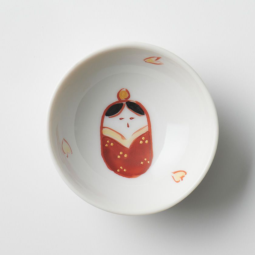 蔵珍窯（ぞうほうがま） ひな祭り 豆皿 6cm おひなさま(お取り寄せ品