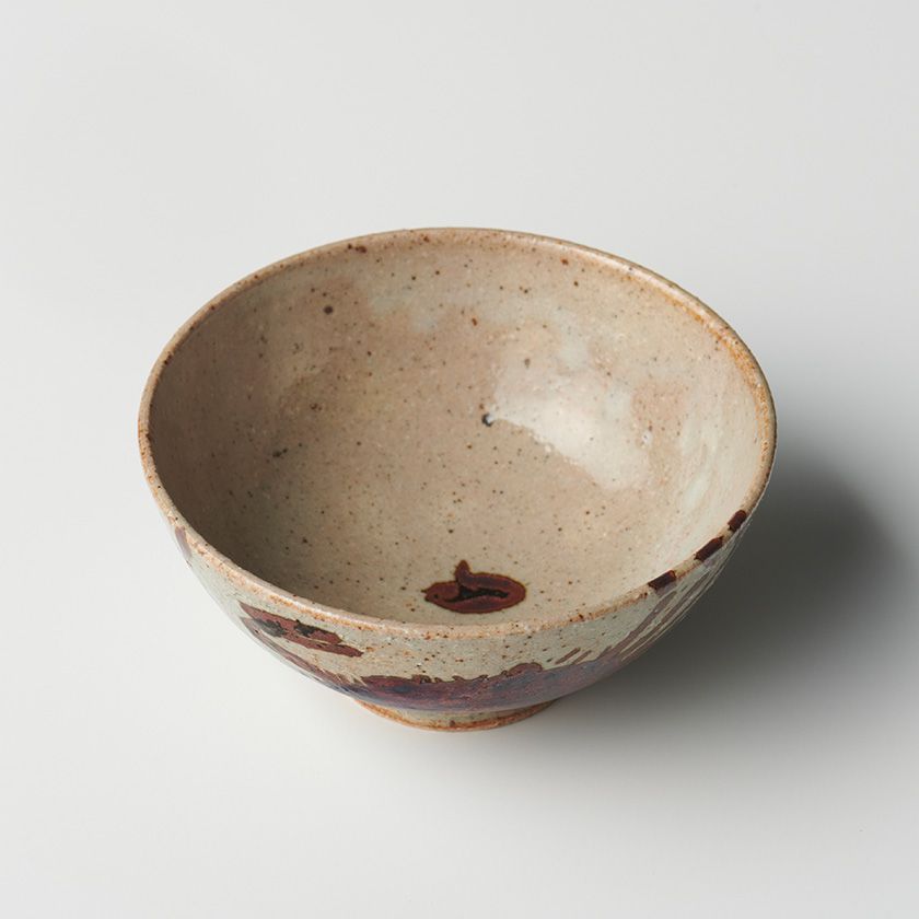 蔵珍窯（ぞうほうがま） 蟹文 茶碗（中）(お取り寄せ品)// 美濃焼 窯元