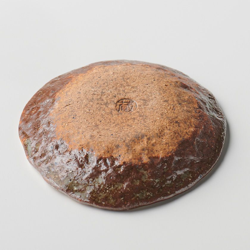 蔵珍窯（ぞうほうがま） 銀彩木の葉 豆皿 8cm (お取り寄せ品)// 美濃焼