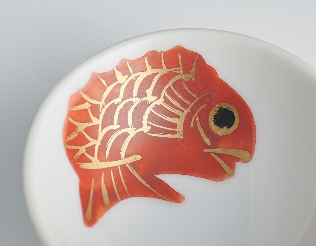 蔵珍窯（ぞうほうがま） めで鯛 超豆皿 6cm (お取り寄せ品)// 美濃焼