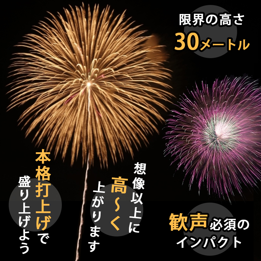 花火セット 30m級の打上花火セット（8本入） : 花火問屋 立岩商店