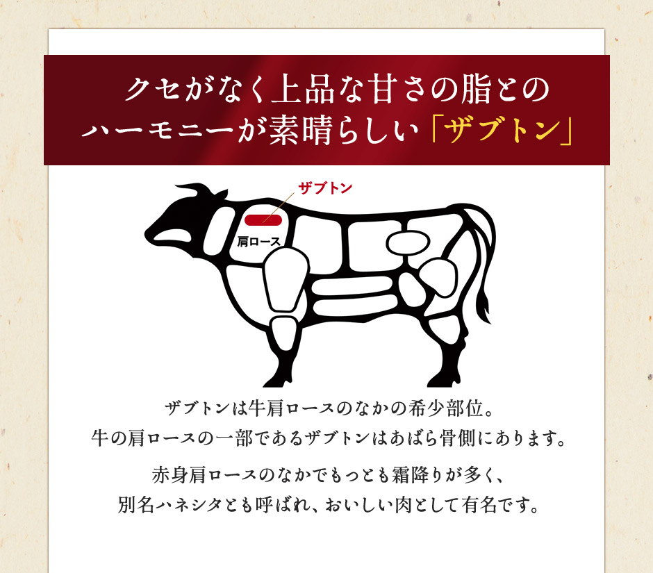 黒毛和牛 A5 ザブトン ステーキ 600g (200g×3枚)【化粧箱】冷凍便 ステーキ肉 ステーキセット ステーキギフト ブランド牛 雌牛 希少部位 高級肉 銀座 のし対応｜hanadaikon｜08