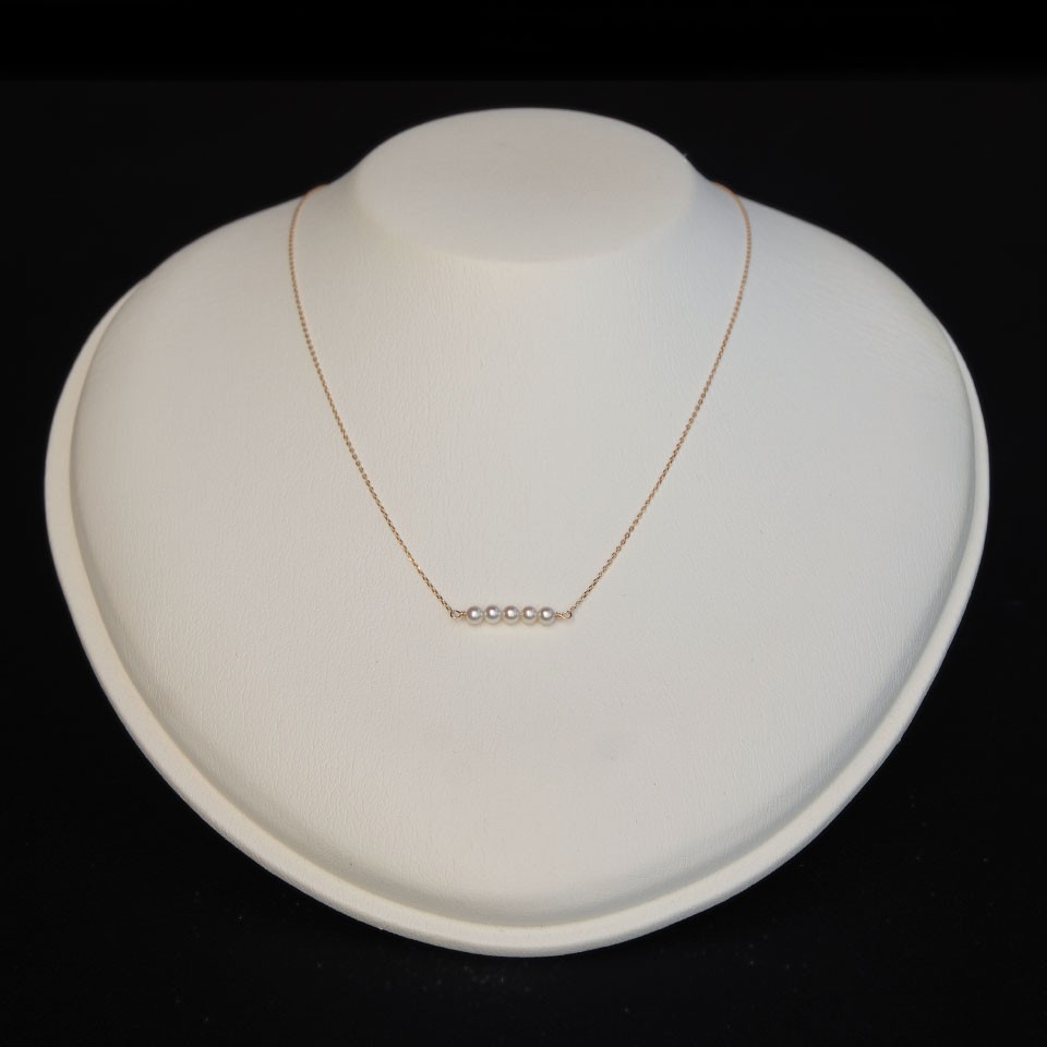 3.5-4mm 彩凛珠級あこやベビーパールブレスレット　18k 真珠 楽天市場】〜優美な逸品 ベビーパールの花珠〜 3.5-4mm珠 あこや