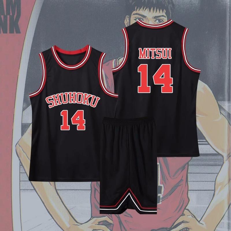 【SLAM DUNK】 【ユニフォームセットアップ】【白：10番／赤：11番】 SLAM DUNK】 【ユニフォームセットアップ】【白：10番／赤：11番