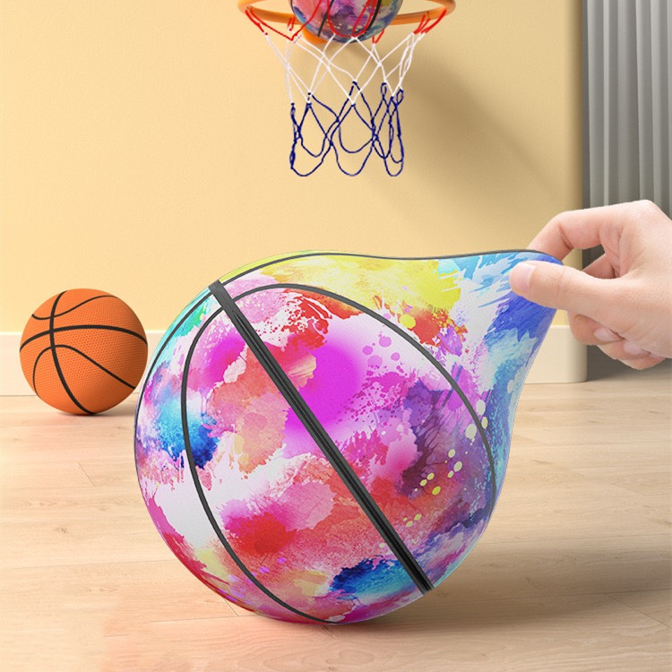 静音 サイレントボール バスケ 5/7 ゴール付き選択 安全 サイレントバスケットボール バスケットボール 練習 子ども 子供 小学生 子ども |  | 02