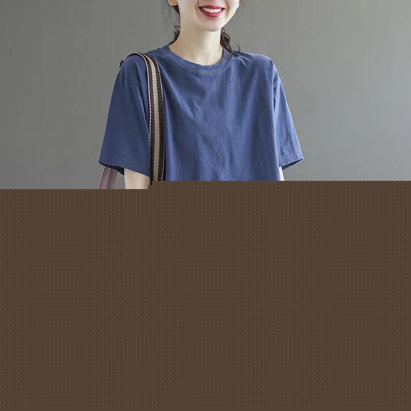 Tシャツ レディース 半袖 新作 ロング おしゃれ トップス きれいめ カジュアル 大人 着痩せ 新品 |  | 07