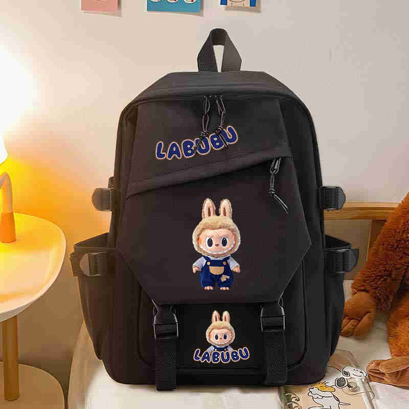 LABUBU 子供用 リュックサック キッズ 学生 外出 軽量 通学 防水 遠足