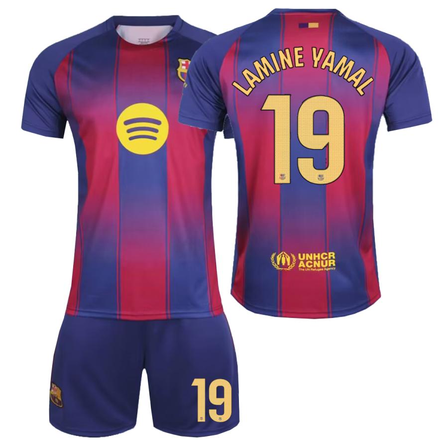 番号 個人名カスタマイズOK」 サッカーウェア 2526バルサ ホーム 大人