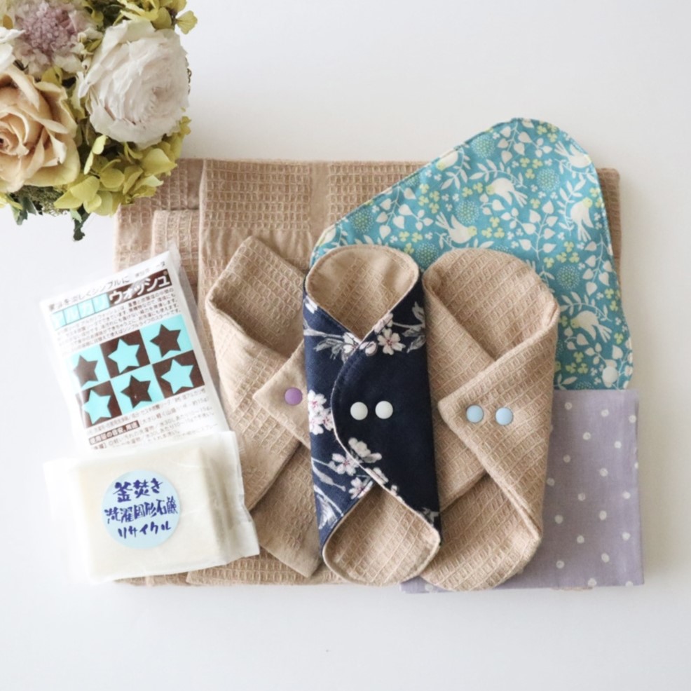 布ナプキン 星セット ブルー・パープル・ブラック系