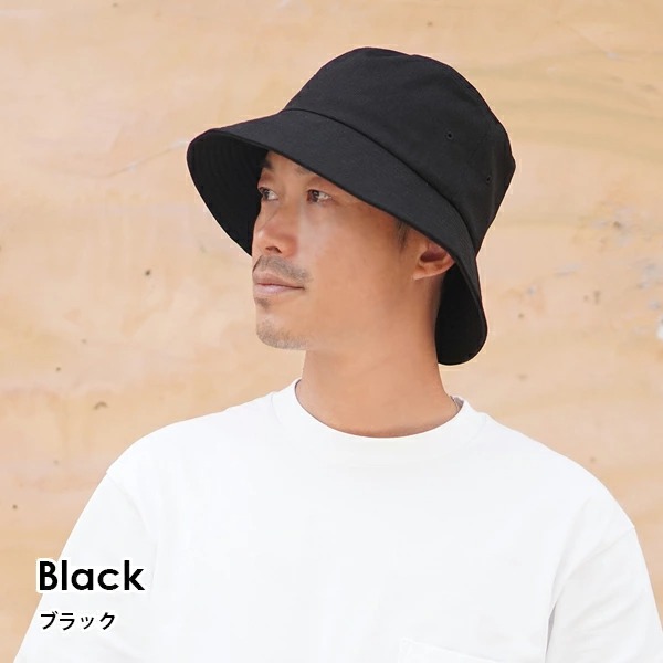 ふるさと割 バケットハット 黒 ブラック 帽子 レディース メンズ SFP