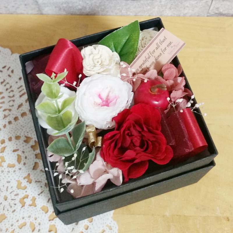プリザーブドフラワー 花 誕生日プレゼント ギフト 女性 母 定年 結婚