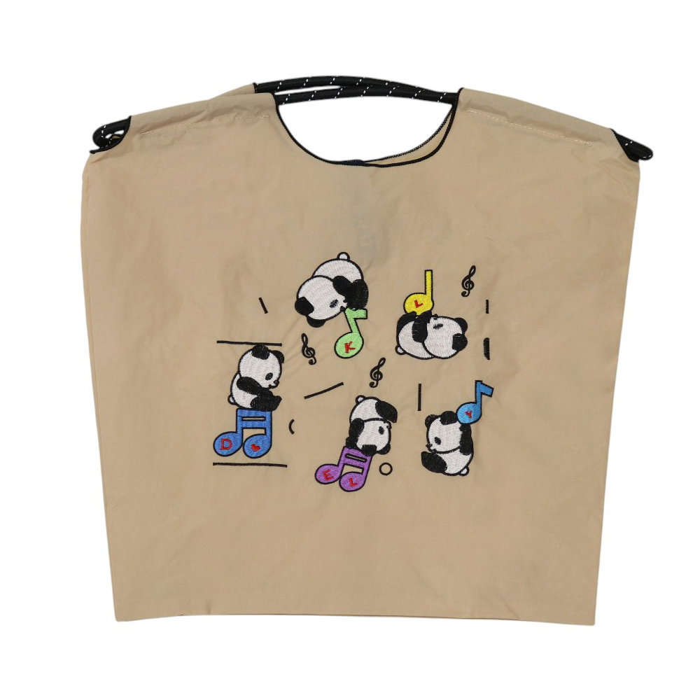 刺繍 エコバッグ トートバッグ 折りたたみ 肩掛け 巾着 生活防水 コンパクト 軽量 おしゃれ ショッピングバッグ レジ袋【ecobag】【ハナイズムジャパン】 |  | 02