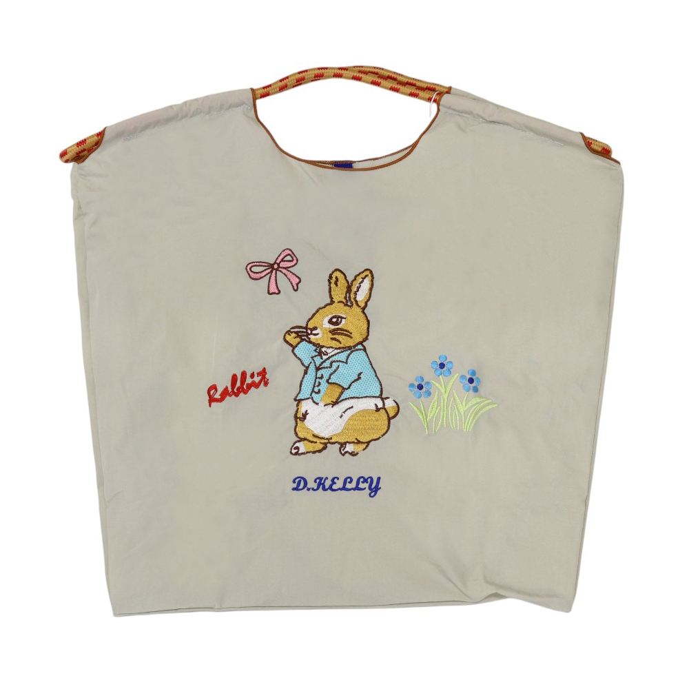 刺繍 エコバッグ トートバッグ 折りたたみ 肩掛け 巾着 生活防水 コンパクト 軽量 おしゃれ ショッピングバッグ レジ袋【ecobag】【ハナイズムジャパン】 |  | 05