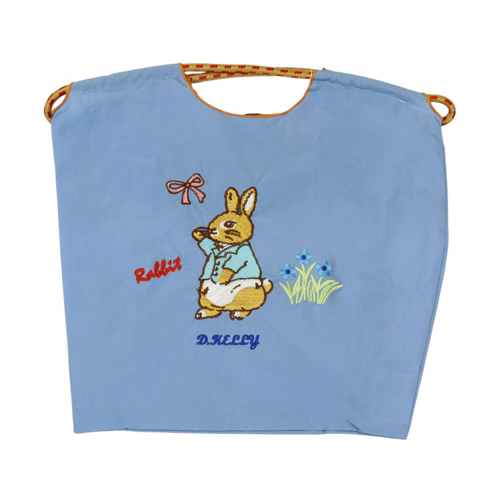 刺繍 エコバッグ トートバッグ 折りたたみ 肩掛け 巾着 生活防水 コンパクト 軽量 おしゃれ ショッピングバッグ レジ袋【ecobag】【ハナイズムジャパン】 |  | 06