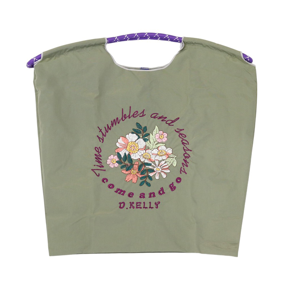 刺繍 エコバッグ トートバッグ 折りたたみ 肩掛け 巾着 生活防水 コンパクト 軽量 おしゃれ ショッピングバッグ レジ袋【ecobag】【ハナイズムジャパン】 |  | 14