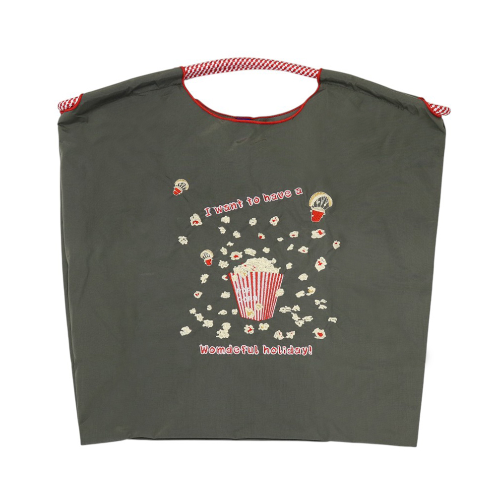 刺繍 エコバッグ トートバッグ 折りたたみ 肩掛け 巾着 生活防水 コンパクト 軽量 おしゃれ ショッピングバッグ レジ袋【ecobag】【ハナイズムジャパン】 |  | 21