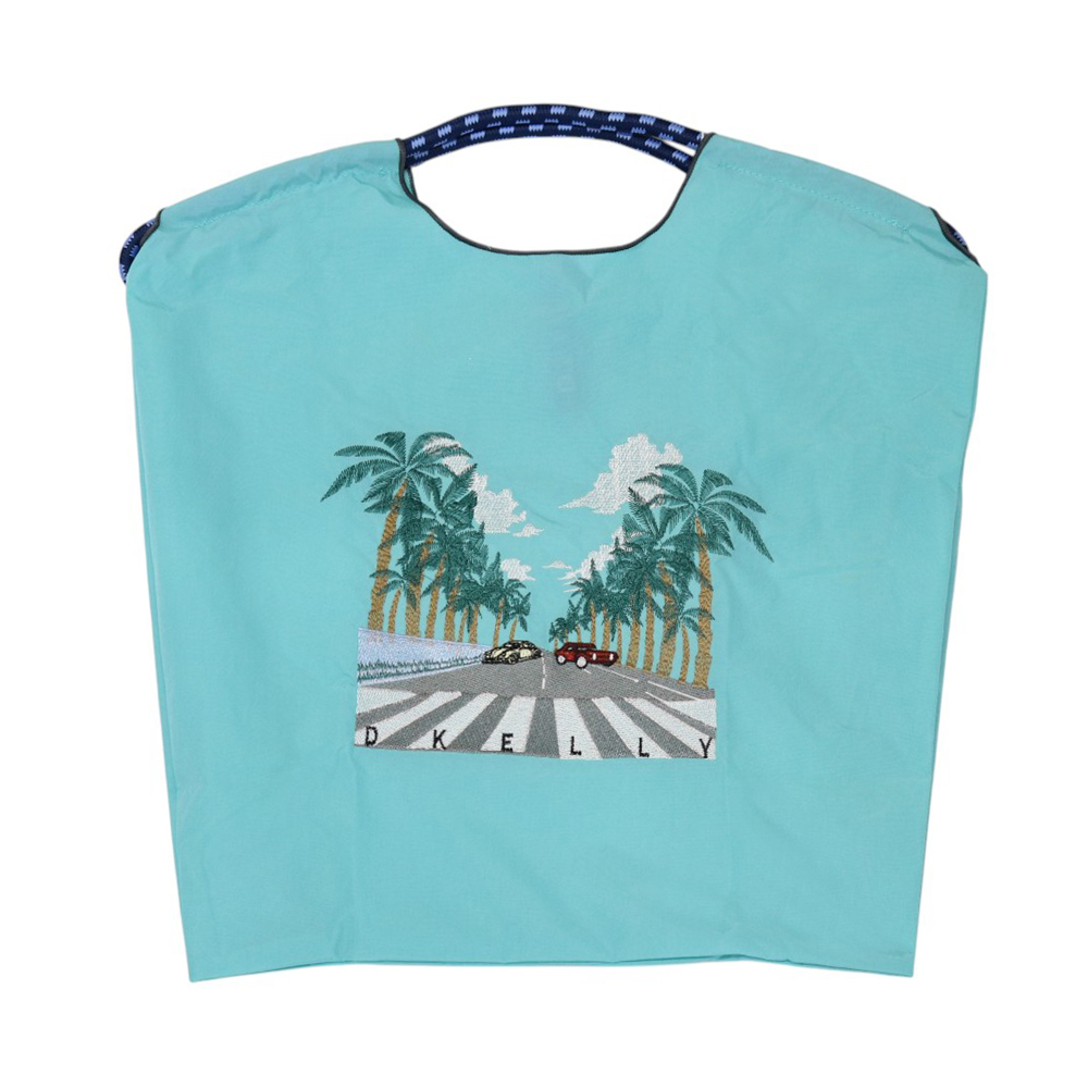 刺繍 エコバッグ トートバッグ 折りたたみ 肩掛け 巾着 生活防水 コンパクト 軽量 おしゃれ ショッピングバッグ レジ袋【ecobag】【ハナイズムジャパン】 |  | 27