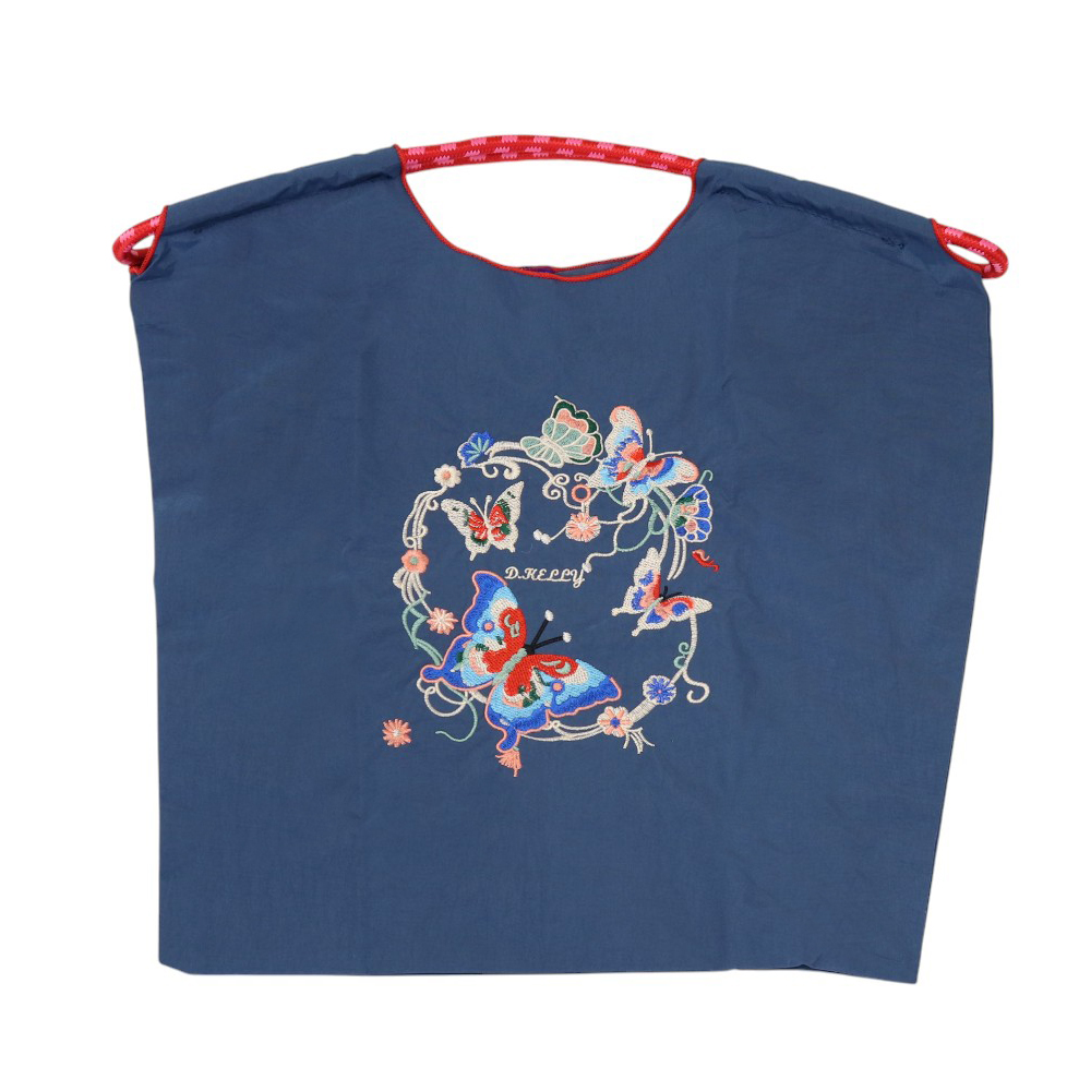 刺繍 エコバッグ トートバッグ 折りたたみ 肩掛け 巾着 生活防水 コンパクト 軽量 おしゃれ ショッピングバッグ レジ袋【ecobag】【ハナイズムジャパン】 |  | 35