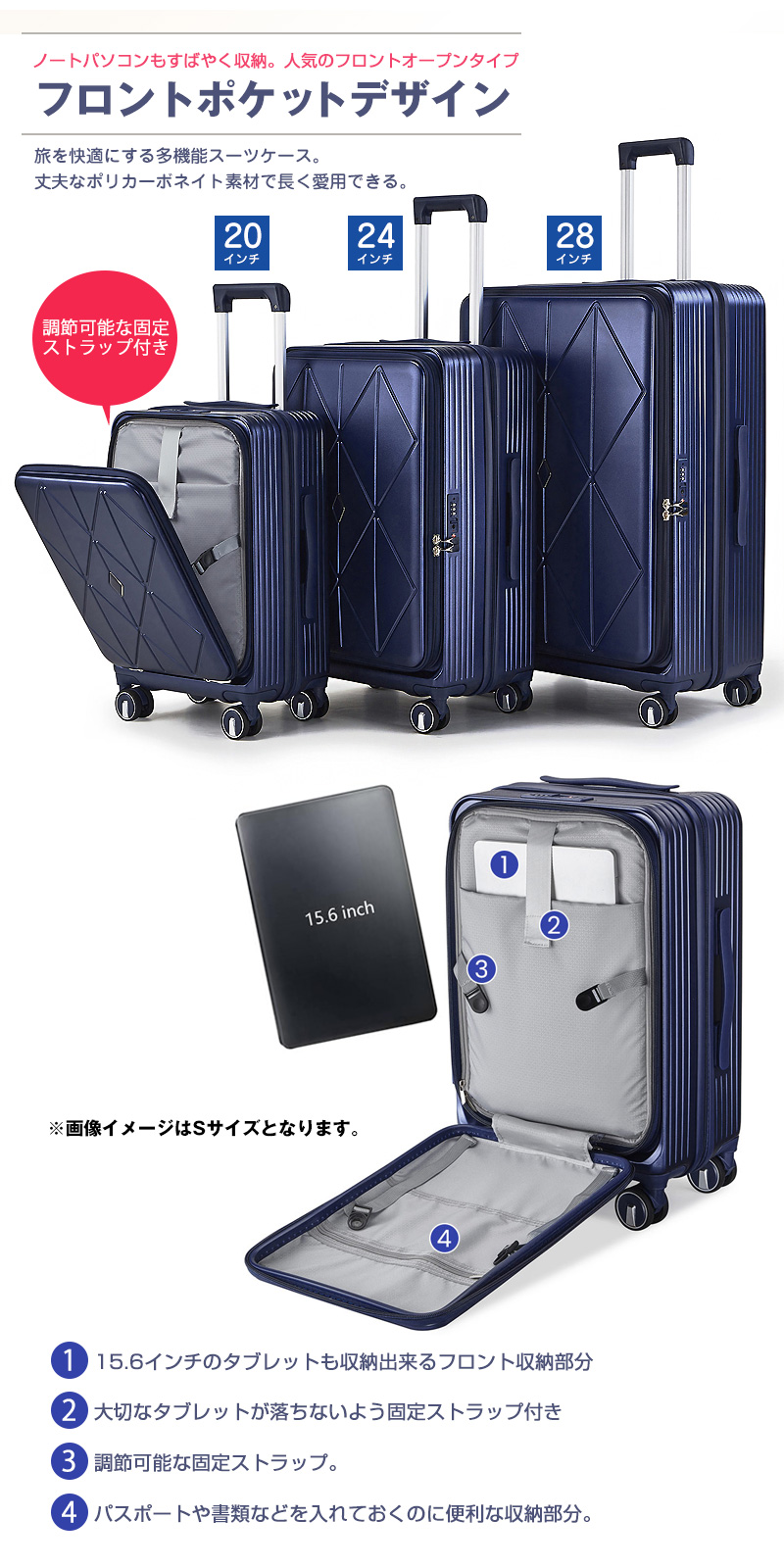 ハンゾンの動くスーツケース 大容量28L 3色 OUNCE スーツケース キャリーケース STYLISHJAPAN 公式 アルミ