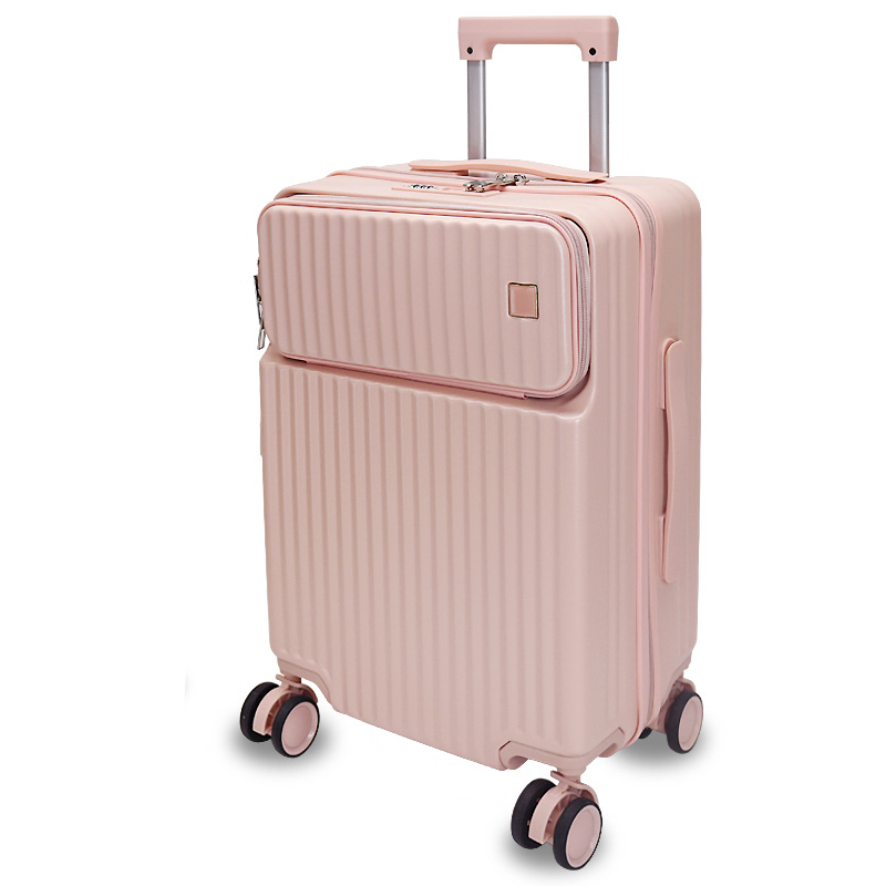 スーツケース Mサイズ 24インチ 前ポケット フロントポケット キャリー