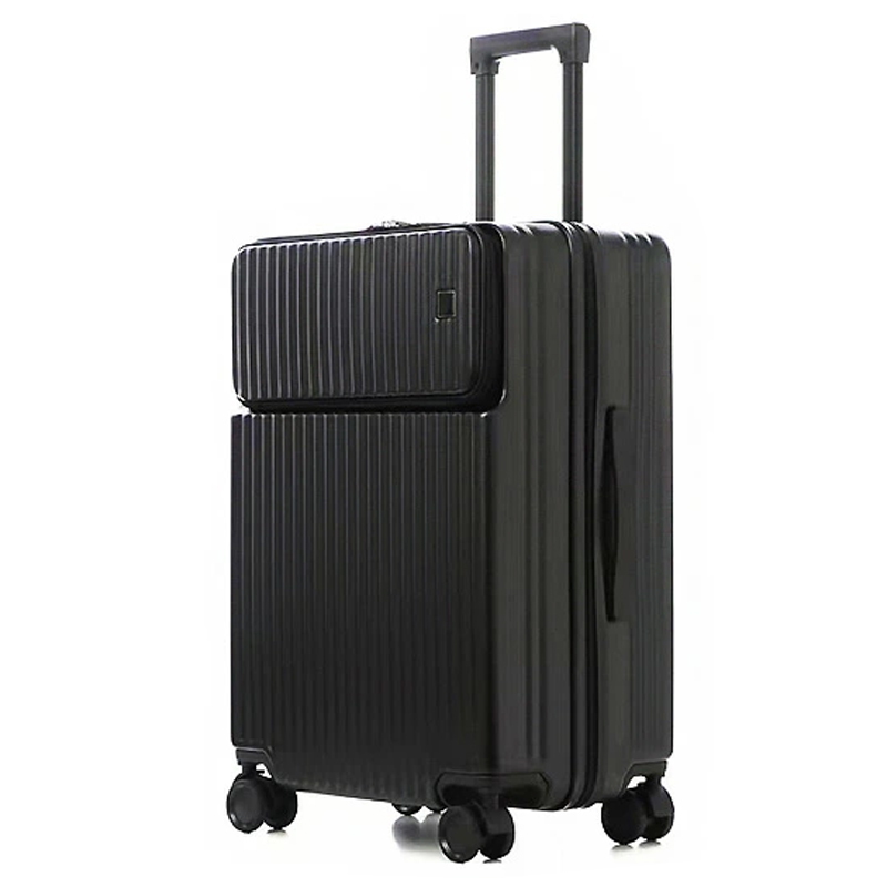 スーツケース Mサイズ 24インチ 前ポケット フロントポケット キャリー