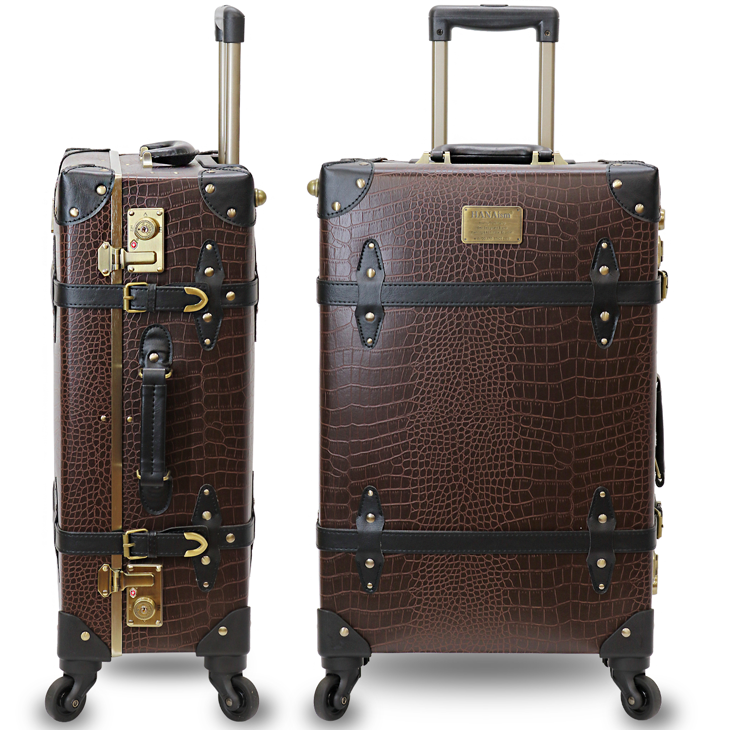 HANAism スーツケース キャリーケース キャリーバッグ トランク L