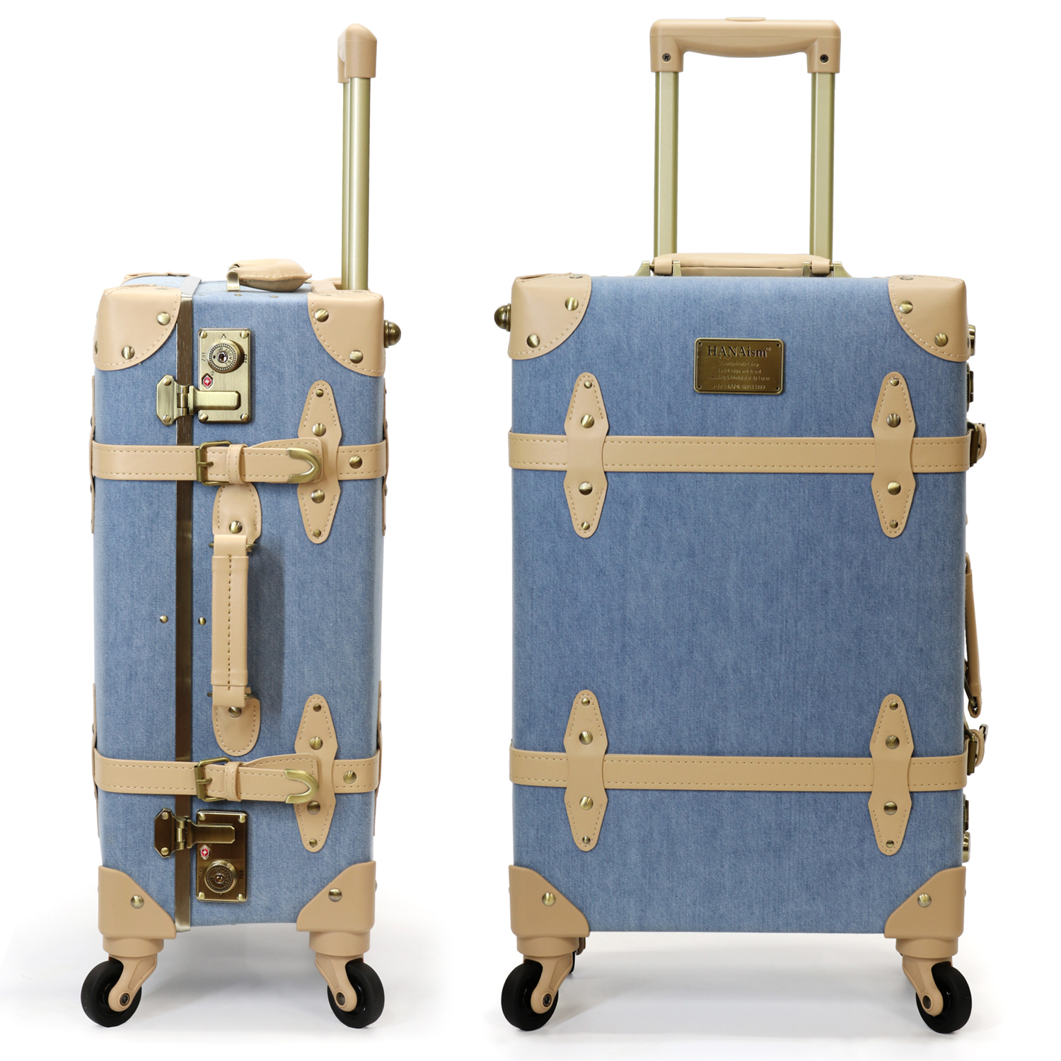 HANAism スーツケース キャリーケース キャリーバッグ トランク M