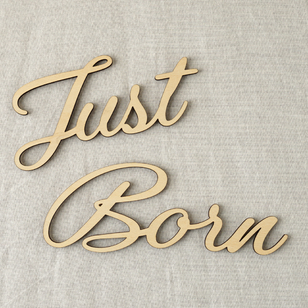 レターバナー Just Born ニューボーンフォト ウッドバナー 出産祝 誕生日 飾り 壁に貼るだけ インスタ映え 木製 おしゃれ かわいい lb0003 関連画像2
