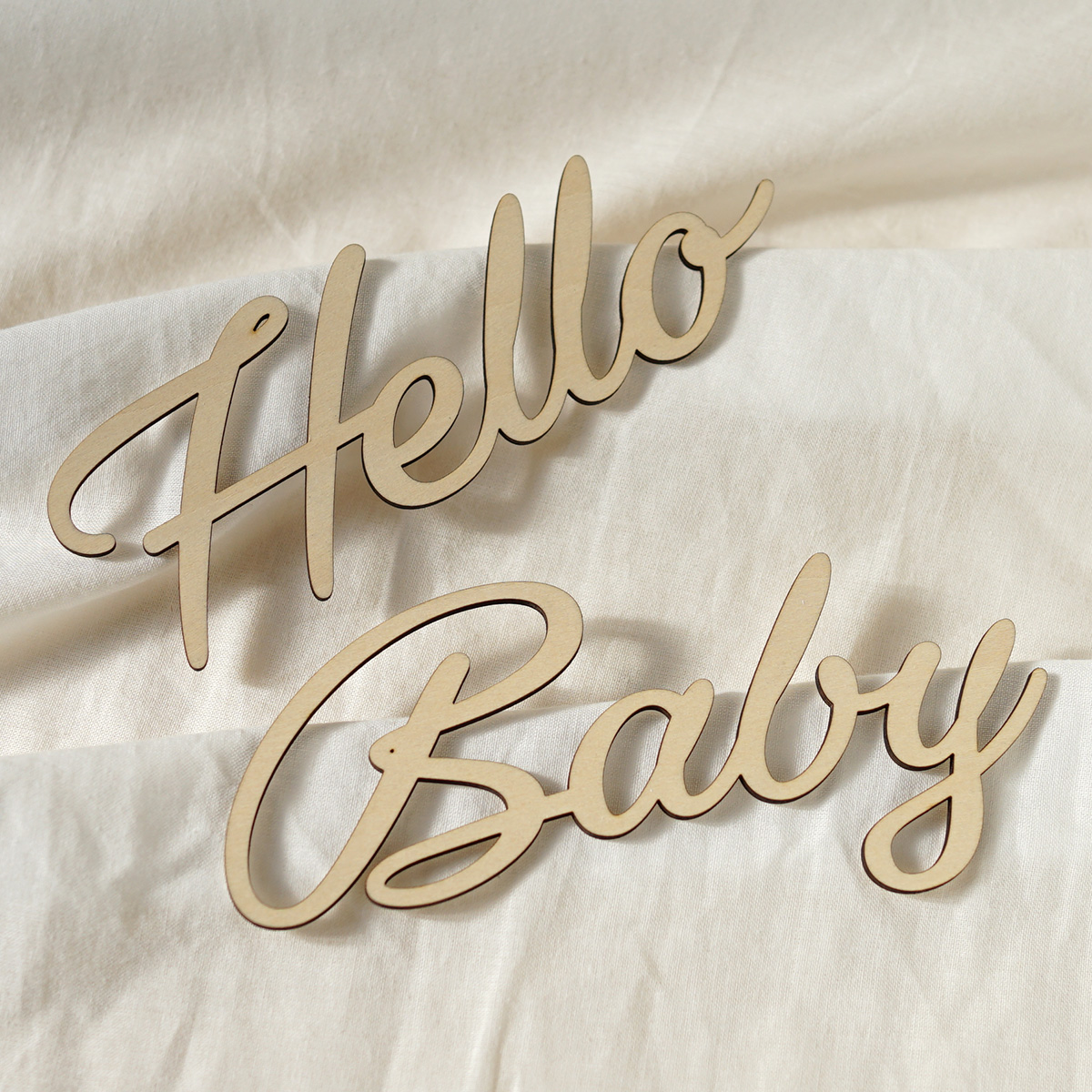 GINGER掲載商品】 レターバナー Hello Baby ニューボーンフォト ウッド