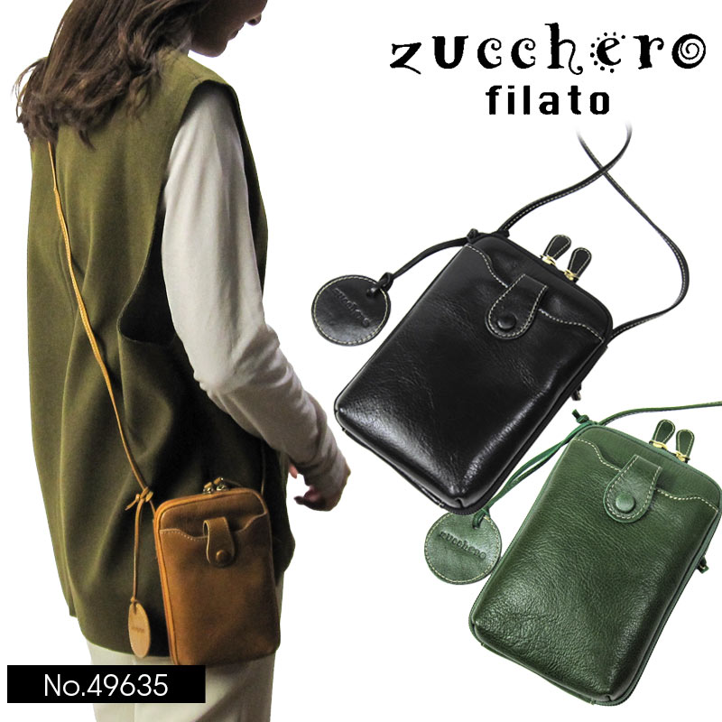 zucchero filato スマホポーチ 49621 ショルダーバッグ zucchero filato スマホポーチ 49621 ショルダーバッグ