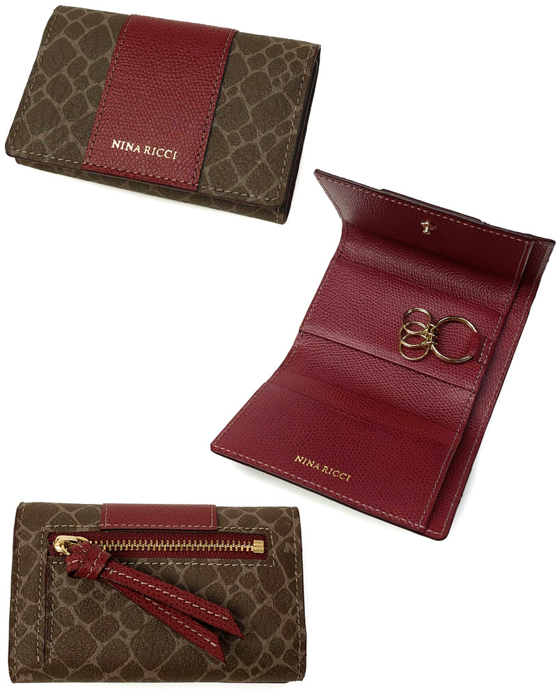 NINA RICCI ニナリッチ キーケース 085-8013 (8713) 札入れ 小銭 NINA RICCI ニナリッチ キーケース 085-8013 (8713) 札入れ 小銭