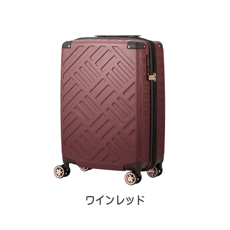 レジェンドウォーカー スーツケース 5514-49 DECK ZIPPER PLUS ハードケース Sサイズ 38L  46L 1泊 2泊 LEGENDWALKER TSA ラッピング不可商品｜hanakura-kaban｜02