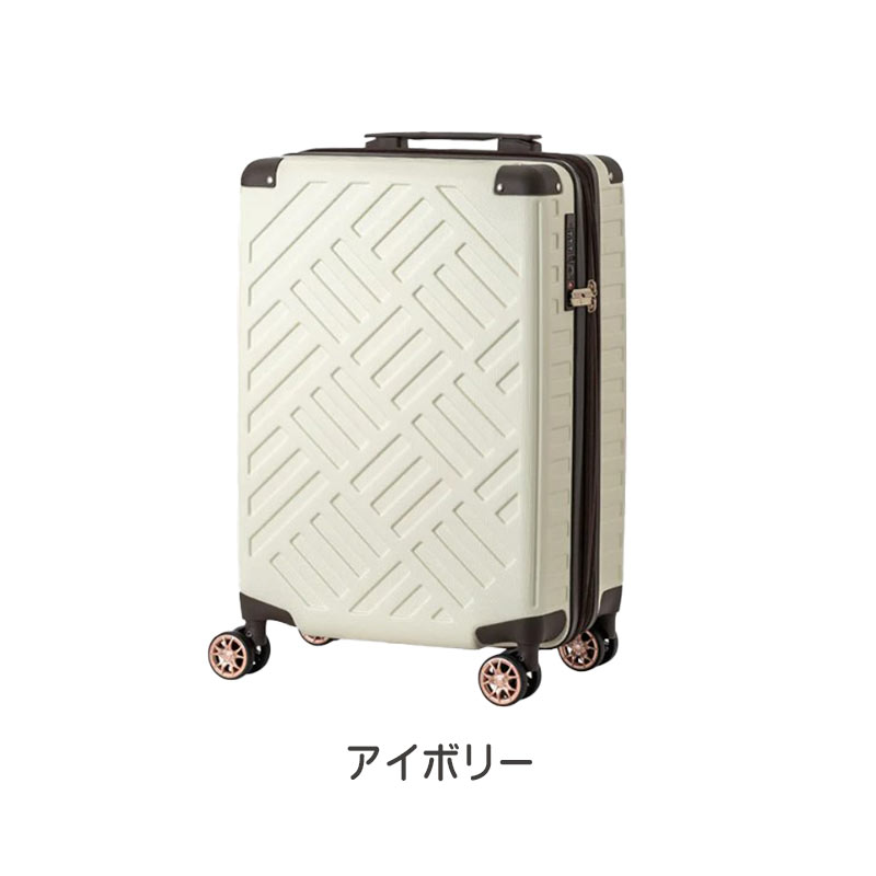 レジェンドウォーカー スーツケース 5514-49 DECK ZIPPER PLUS ハードケース Sサイズ 38L  46L 1泊 2泊 LEGENDWALKER TSA ラッピング不可商品｜hanakura-kaban｜06