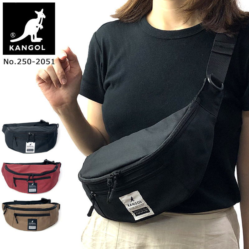 カンゴール KANGOL ボディバッグ ワンショルダーバッグ ウエストバッグ メンズ 250-2051 :250-2051:はなくら鞄 - 通販 -  Yahoo!ショッピング