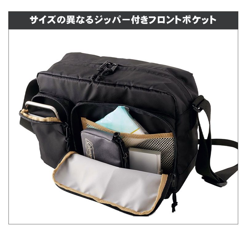 コールマン メッセンジャーバッグ archive y2k カーキ　グレー コールマン メッセンジャーバッグ archive y2k カーキ グレー