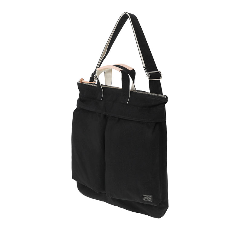 PORTER   ポーター  メッセンジャーバッグ  キャンバス 無地  大容量 ポーター PORTER 吉田カバン スモーキーライン ブラック