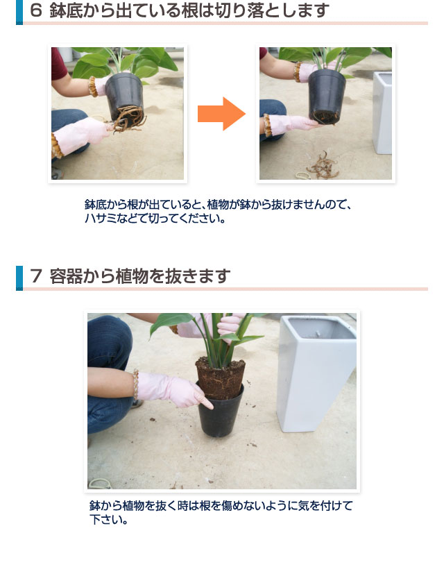 9号角陶器鉢(白黒) A-012-9 送料無料 観葉植物 植木鉢 大型 植え替え ...