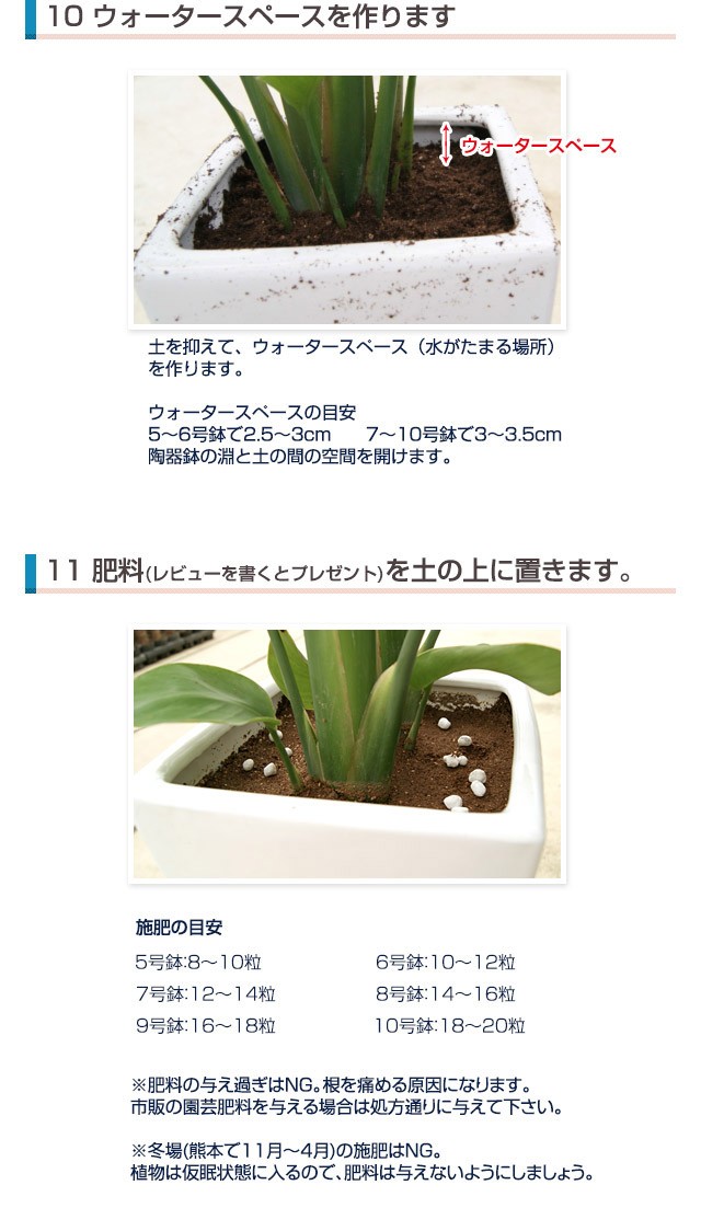 9号角陶器鉢(白黒) A-012-9 送料無料 観葉植物 植木鉢 大型 植え替え ...