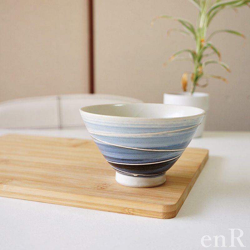 アウトレット 訳アリ 波佐見焼 茶碗 勲山窯 デニム お茶碗 ご飯茶碗