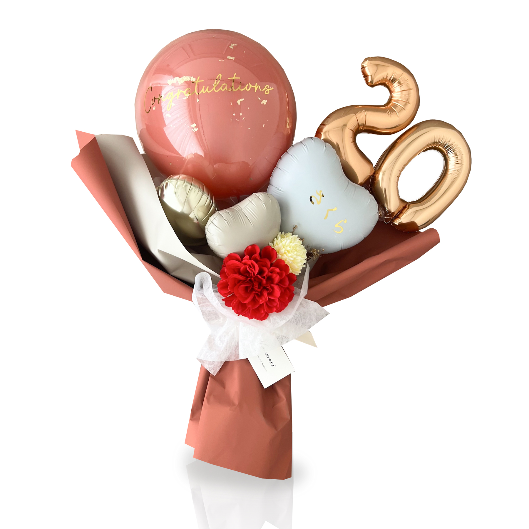 party shop Hanamei 二十歳 お祝い バルーン ブーケ バルーンギフト