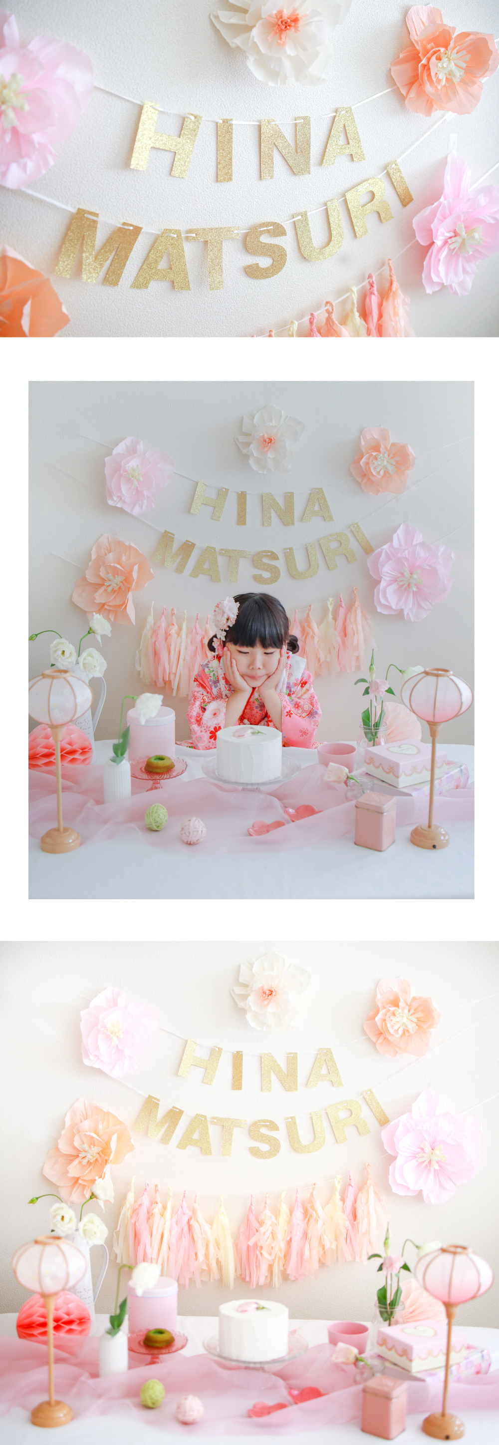 party shop Hanamei ひなまつり デコレーションセット 節句 祝い