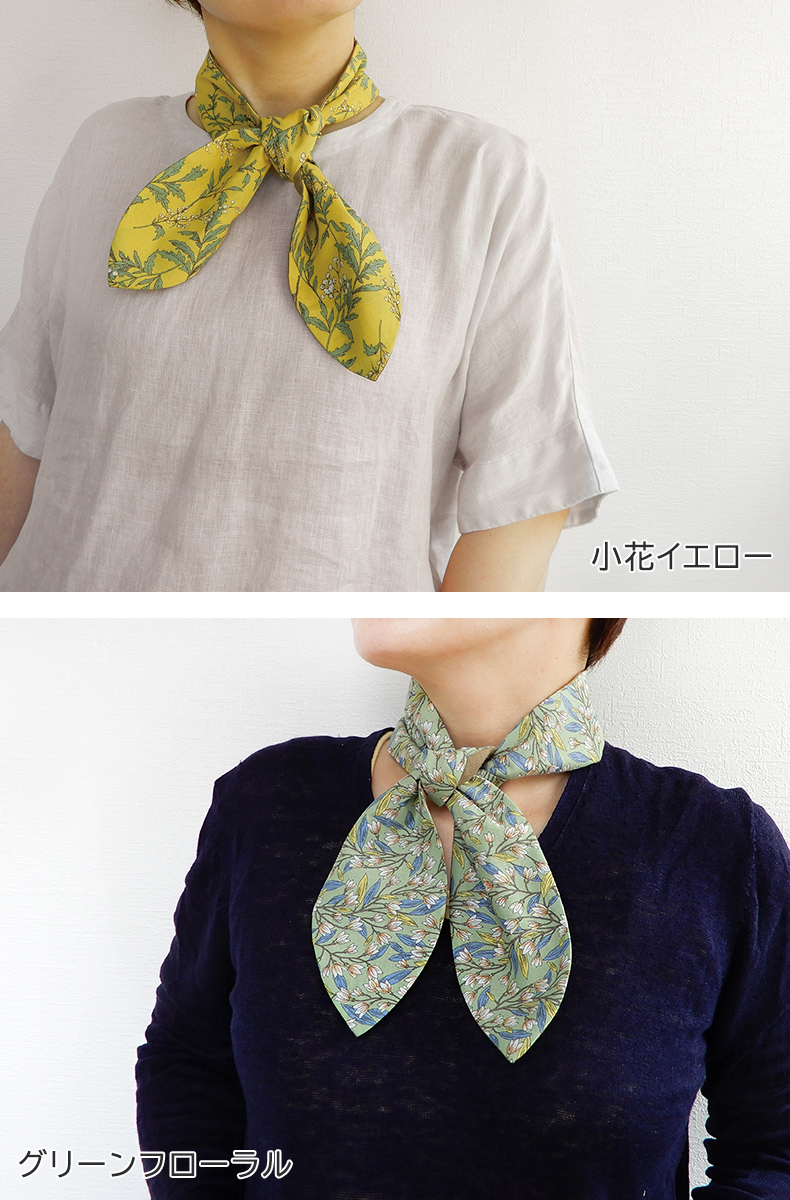 モデル黄色花緑花