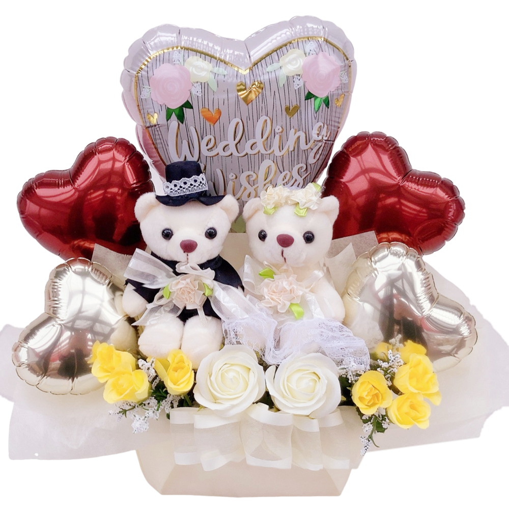 ソープフラワー 祝電 結婚式 電報 バルーン フラワー ギフト 開店祝い お誕生日 記念日 造花