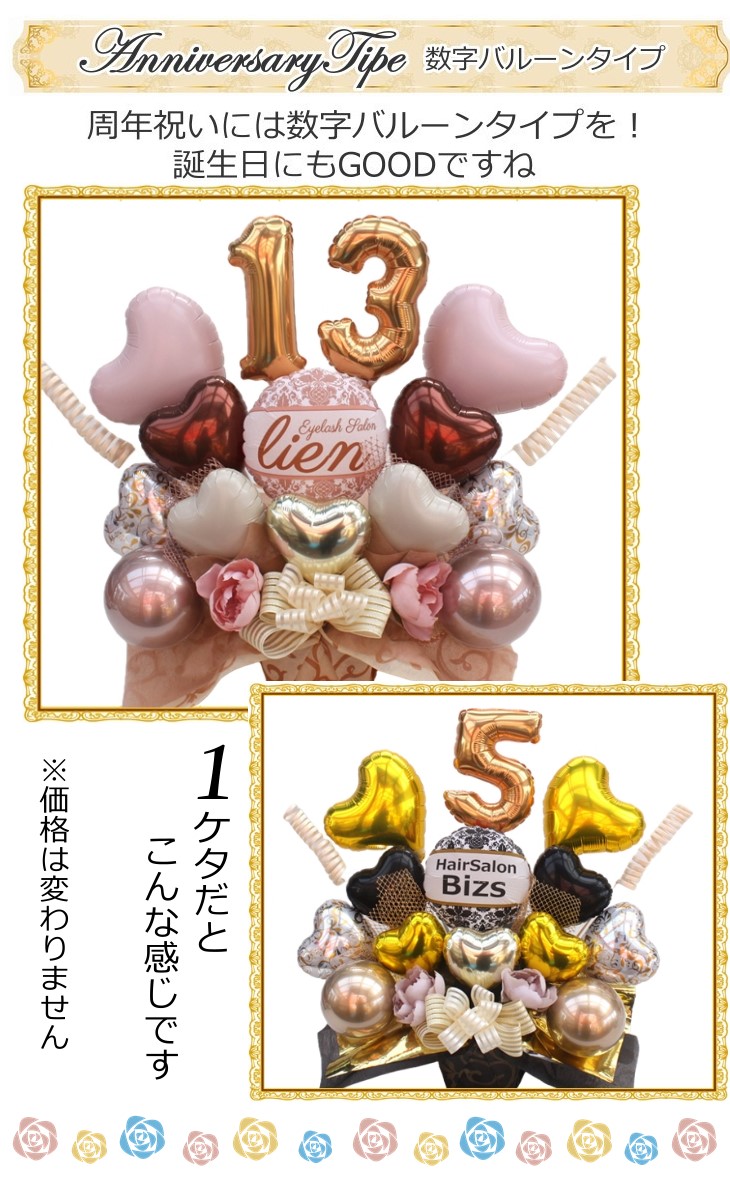 スペシャルOPENバルーン電報 /バルーン＆造花アレンジ