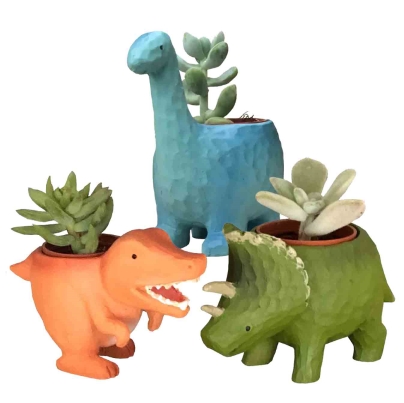 花のギフト社 多肉植物 鉢植え 多肉 トリケラトプス ティラノサウルス