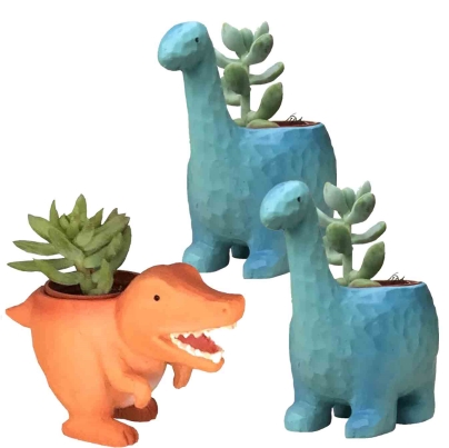 花のギフト社 多肉植物 鉢植え 多肉 トリケラトプス ティラノサウルス