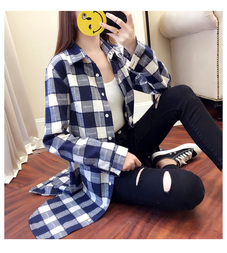 シャツブラウス レディース チェック柄シャツ 長袖 おしゃれ トップス