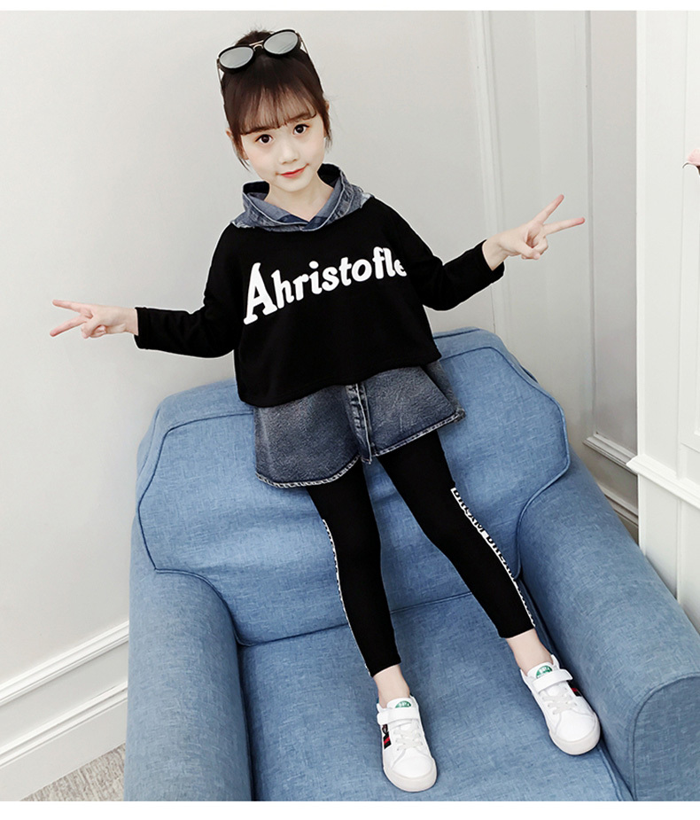 子供服 セットアップ 女の子 長袖 春秋 2点セット キッズダンス衣装 ヒップホップ 長ズボン 韓国子供服 キッズ 可愛い おしゃれ 小学生 通学着  新品 :ctzh2:花の海ストア 通販 