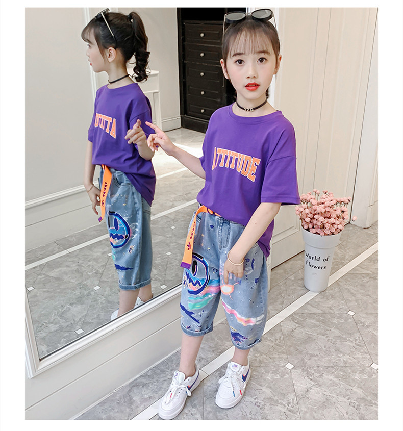 新作グッ 韓国子供服女の子Tシャツラップスカート上下セットストライプ夏服涼しい子供服オシャスウィート可愛いお出かけ110120130140150160cm 